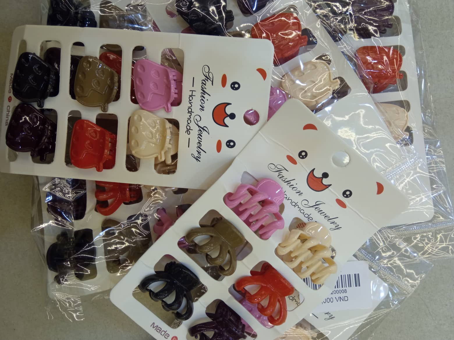Set6 kẹp mái mini nhiều màu