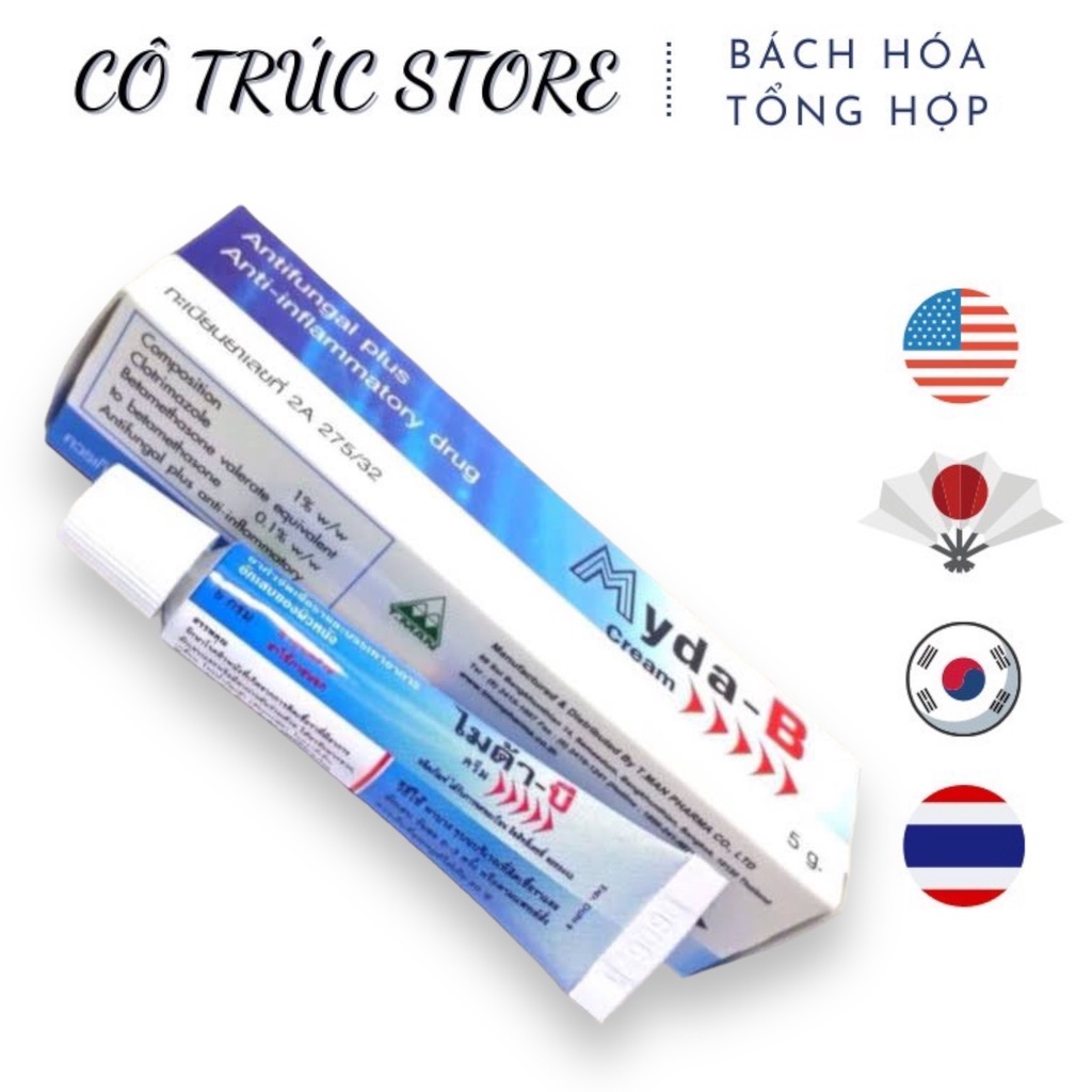 01 tuýp kem én myda-b 5g, xuất xứ thái lan