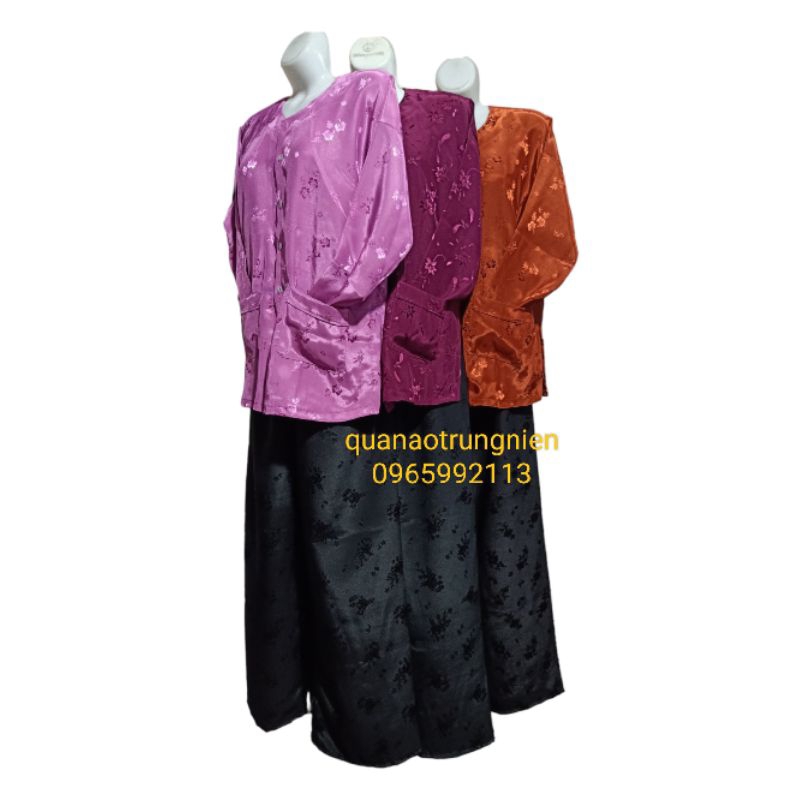 Bộ gấm hoa bà già, bộ bà ba người già