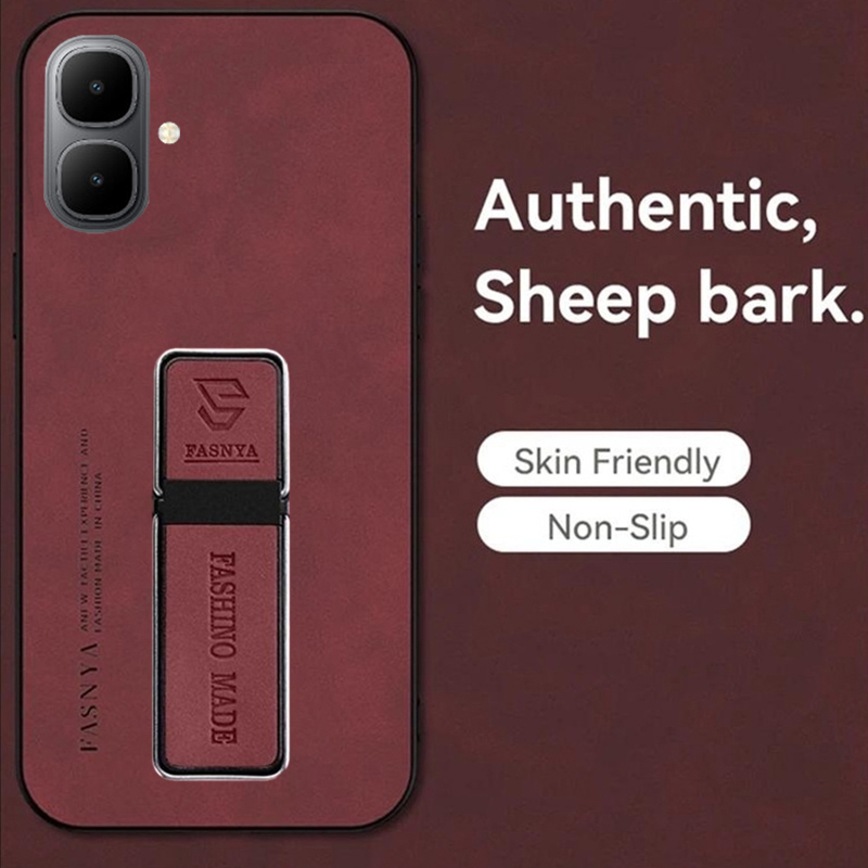 New Phone case infinix Smart10 Plus Back cover Ultra-thin Magnetic Holder Sheepskin Camera Protection Shock Absorption For infinix Smart 10 + case.