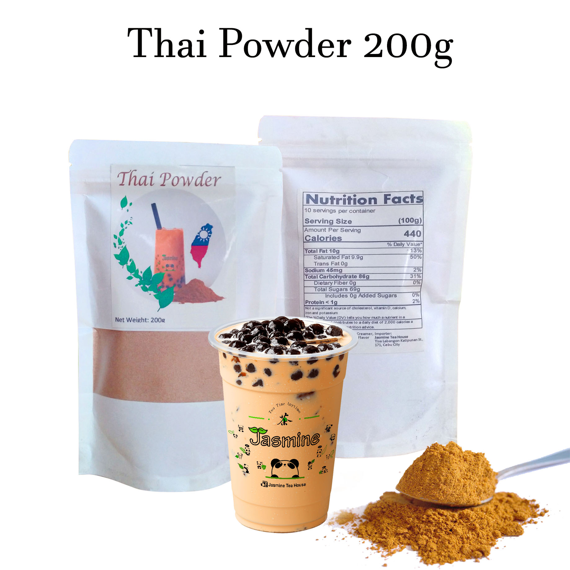 Thai Milk Tea Powder 200g TAIWAN IMPORTED *Premium Quality Powder ...