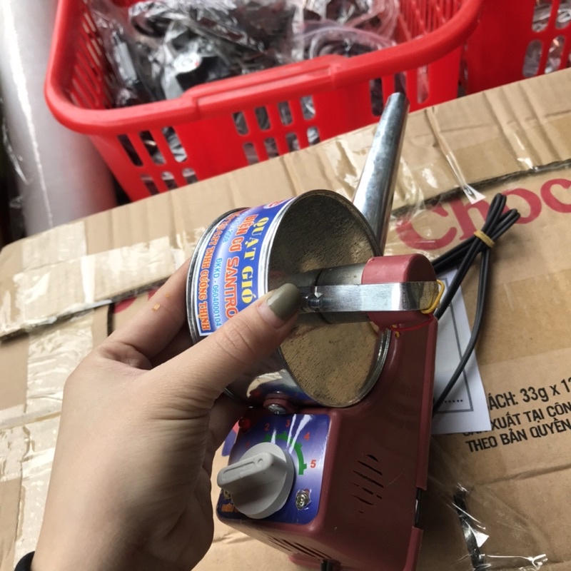 Quạt thổi than bếp lò chạy điện 220V
