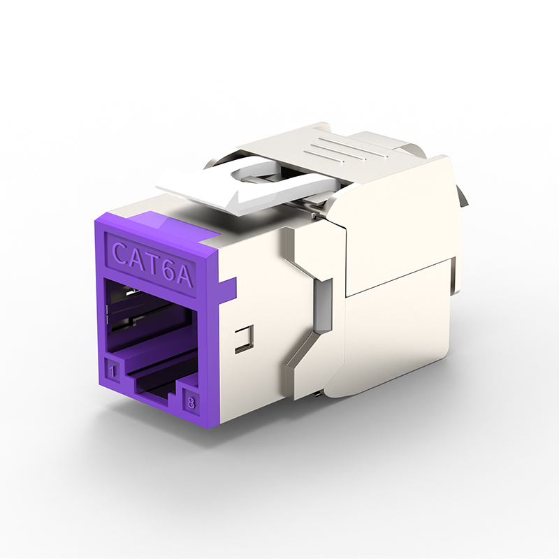 Linkwylan RJ45 Cat6 Cat6A STP Colored Keystone Jack With Multi-Colors ...