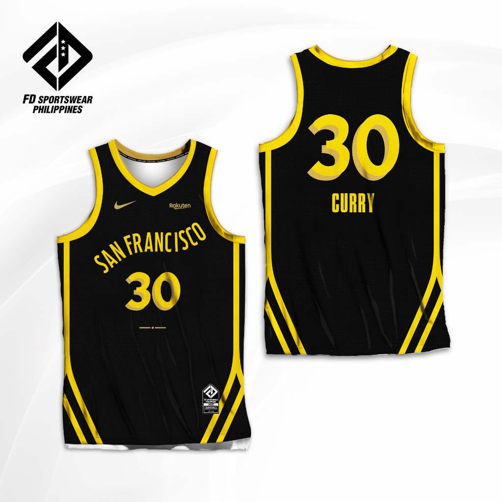 โกลเด้น สเตท วอร์ริเออร์ส ซิตี้ EDT 2024 Stephen Curry Full Sublimation ...