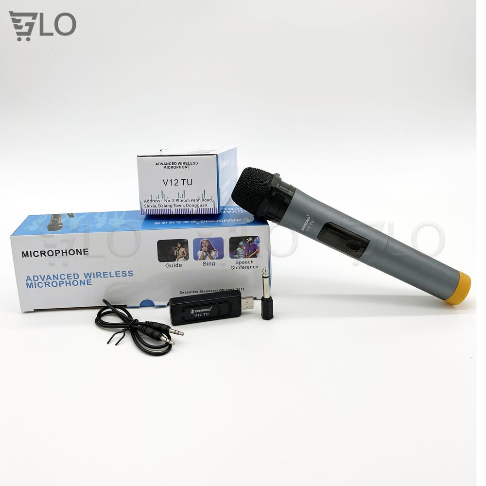 Micro Không Dây Đa Năng Zansong V12 Màn Hình Led