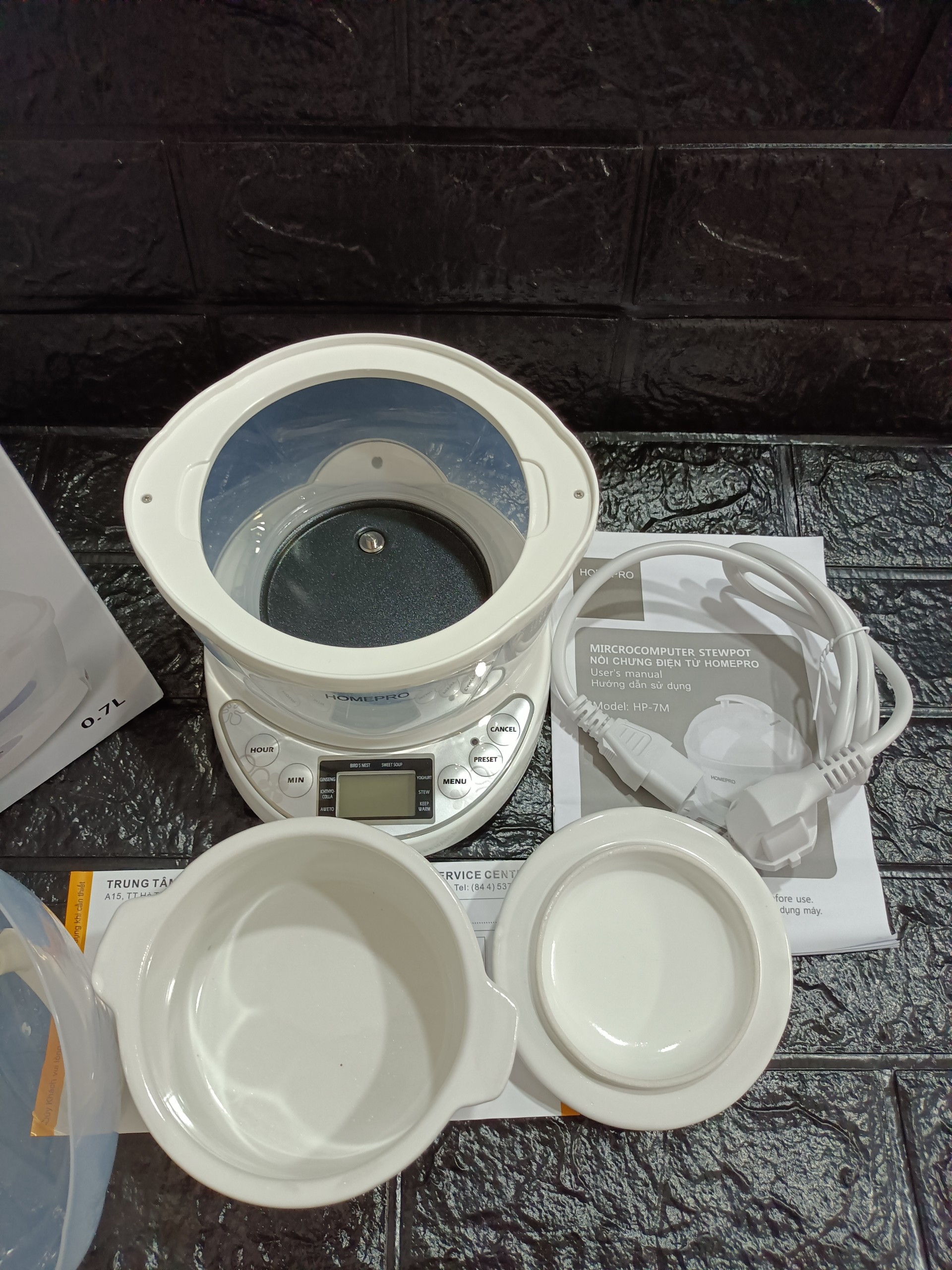 Nồi chưng cất yến đa năng Homepro Thái Lan 700ml