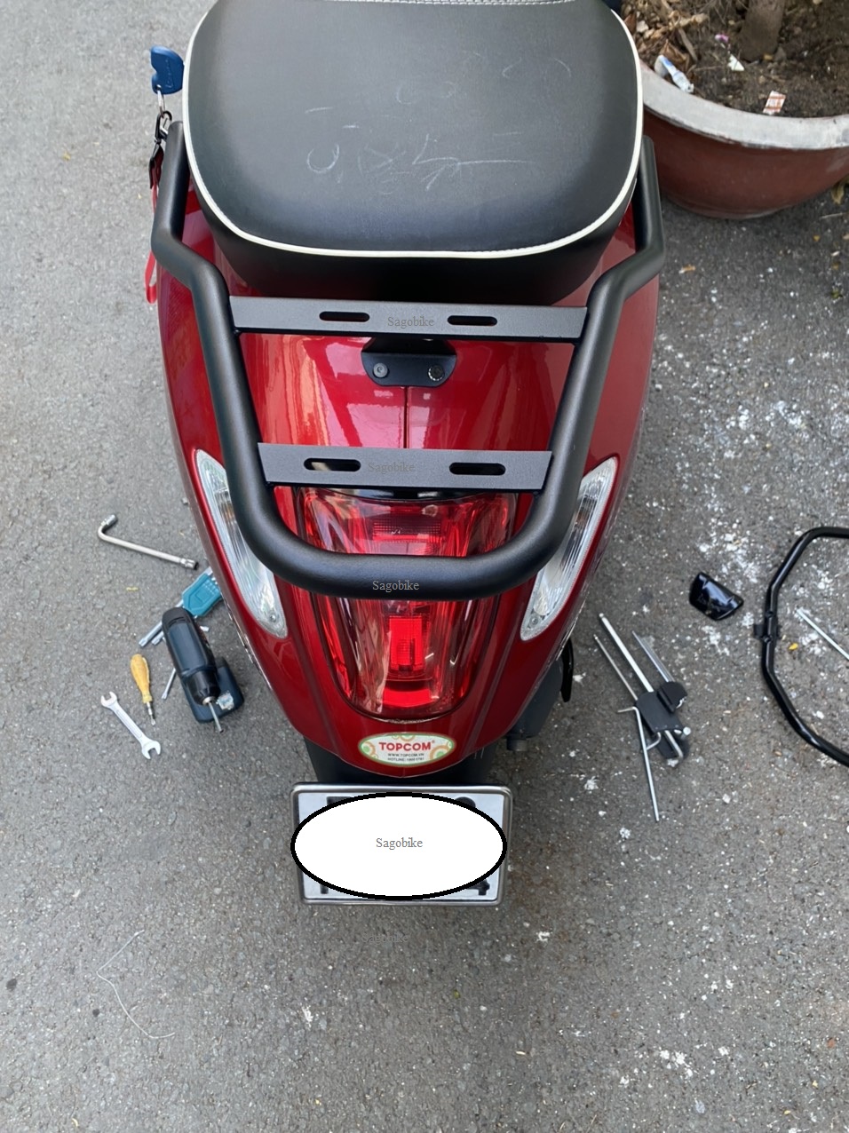 Baga givi sr vespa sprint, baga sr vespa sprint, hàng chính hãng, mới 100%