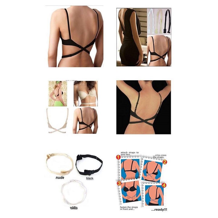 Combo 2 bộ dây áo lót hở lưng