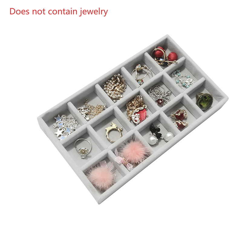 Jewelry Storage Box Ring Earring Bracelet Display Drawer Organizer