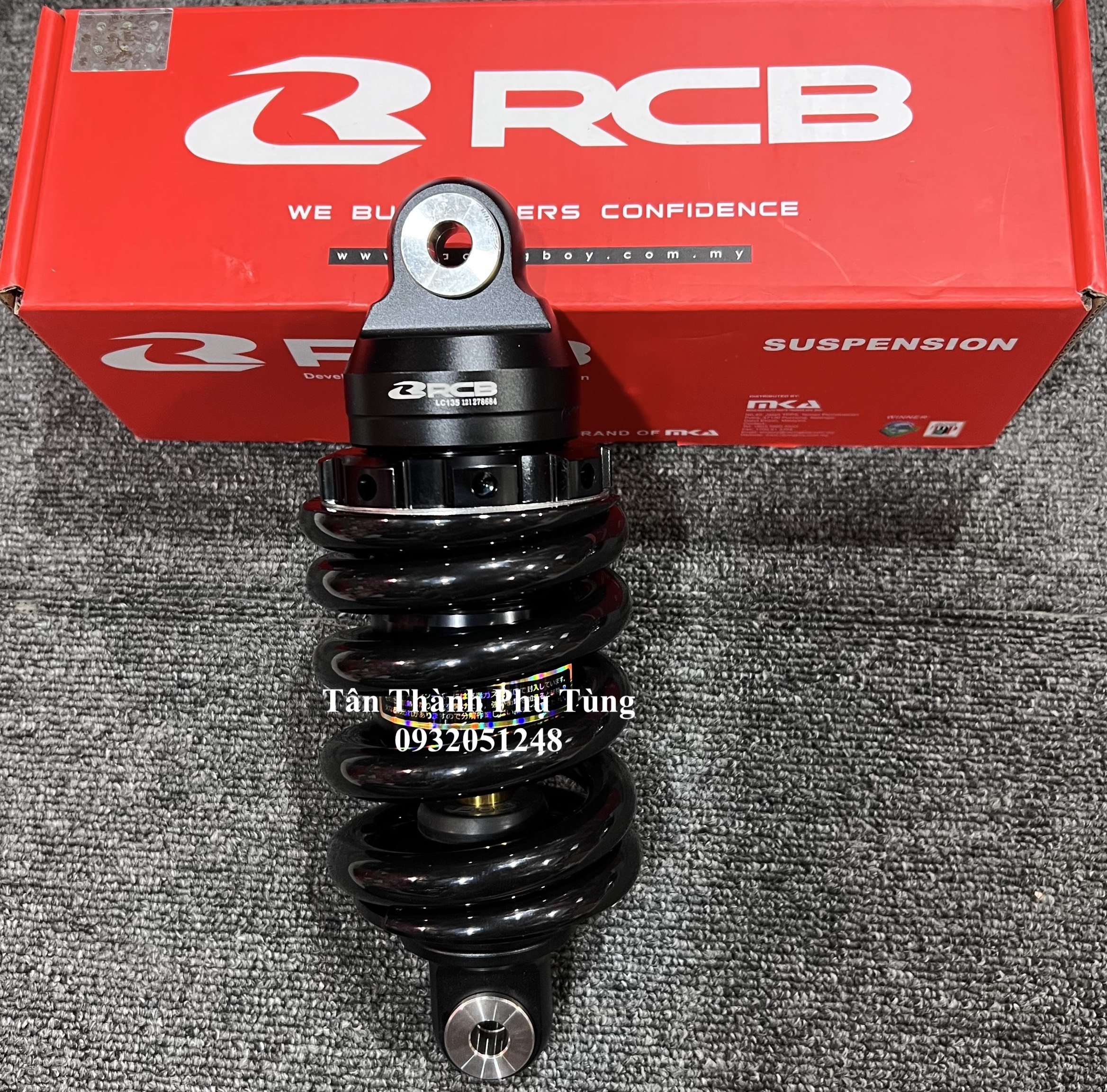 Phuộc RCB Exciter 135, Exciter 150 E2 chính hãng