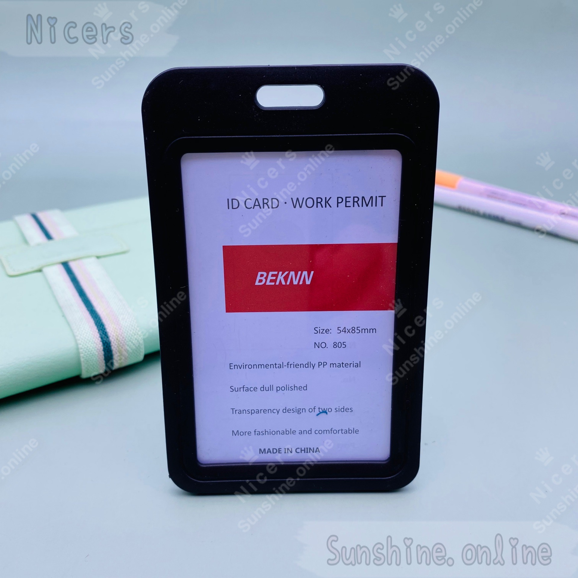 #805 Colorful Plastic ID Card Work Permit Case Holder | Lazada PH