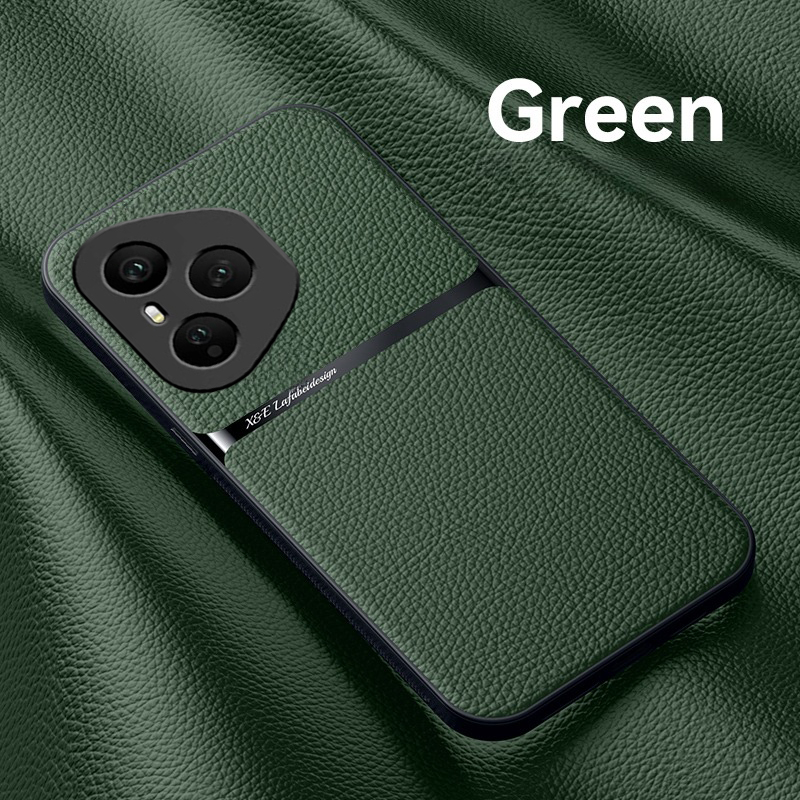 Phone case Honor 400 Pro Soft Silicone Litchi Pattern Matte Ultra Thin Magnetic Leather Shockproof Honor 400Pro Back cover. 