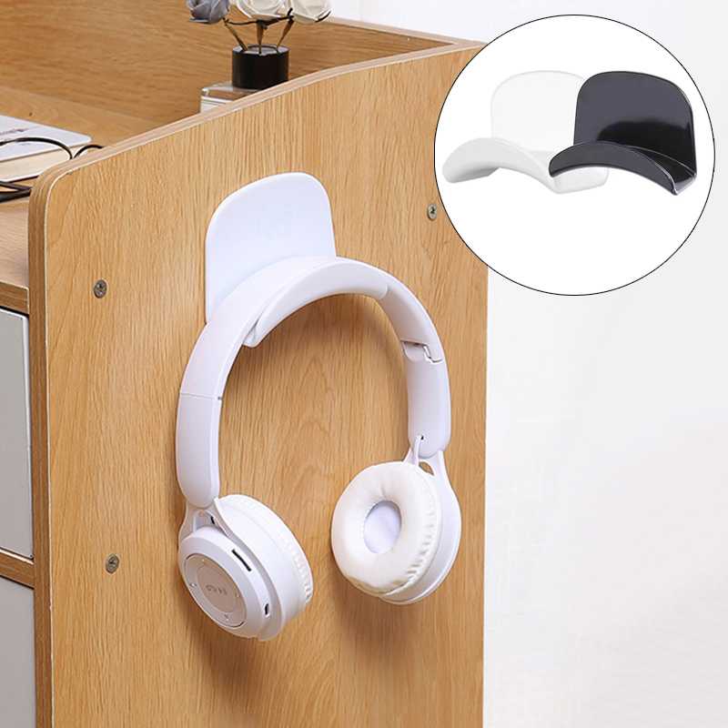Punch-Free Head-Mounted Headphone Bracket Storage Hook