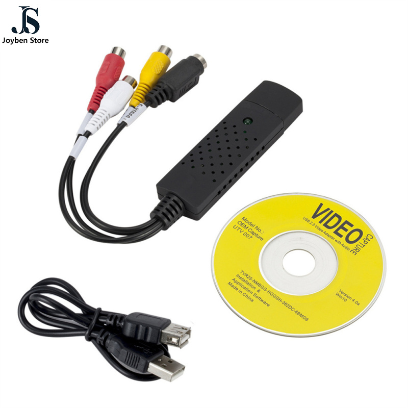 USB 2.0 Audio Video Converter VHS Video Recorder To Digital Video Converter Video Capture Card Digital Video Converter