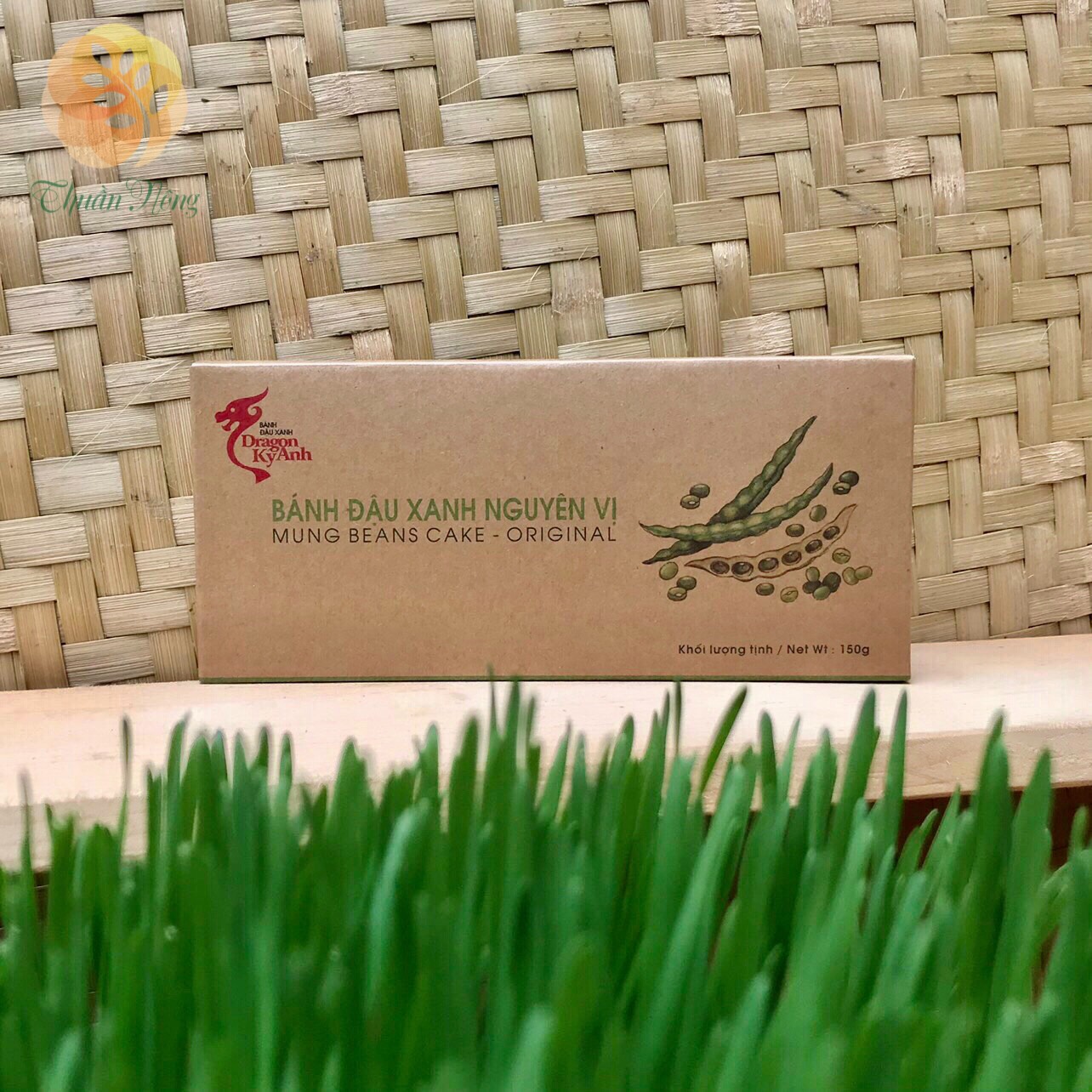 Bánh đậu xanh nguyên vị Rồng Vàng Kỳ Anh