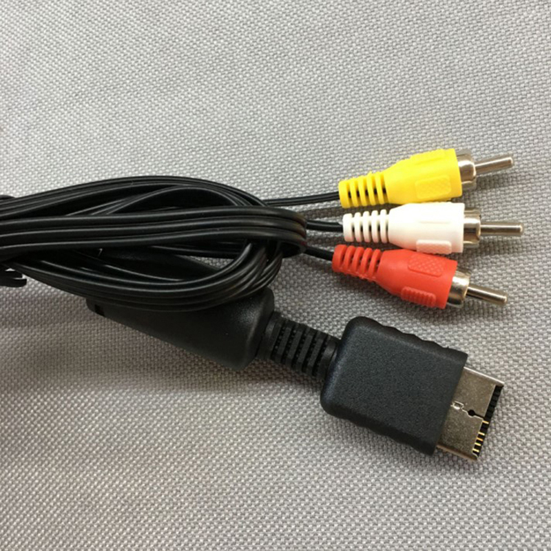 New arrival av video video cable tv audio video stereo cable a/v, ps ps3 for playstation ps1 ps2 ps3 audio video cord wire for sony 1/2/3
