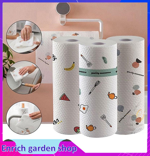 (Hỏa Tốc HCM)Cuộn Khăn Giấy Lau Bếp Đa Năng 20cm - 24cm