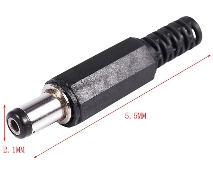 Jack cái DC-022B đực DC-022A 5.5x2.1mm
