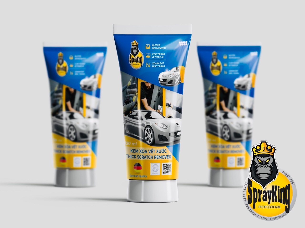 [Tặng mút] Kem Xoá Vết Xước Sprayking (vết xước nhẹ)