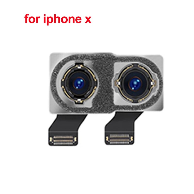 Rear Camera For iPhone X XS XS MAX Back Camera Replacement Repair Mobile Phone Parts Sensor Flex Cable For iPhone 6 6s 7 8 Plus. 