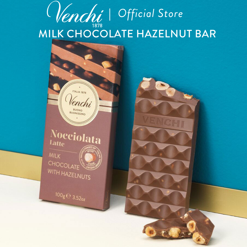 Venchi Milk Chocolate Hazelnut Bar | Lazada Singapore