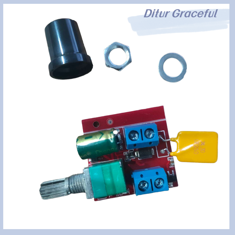 Ditur mini 5a 90w pwm dc motor speed controller module dc-dc 5v-35v adjustable regulator control governor switch led dimmer