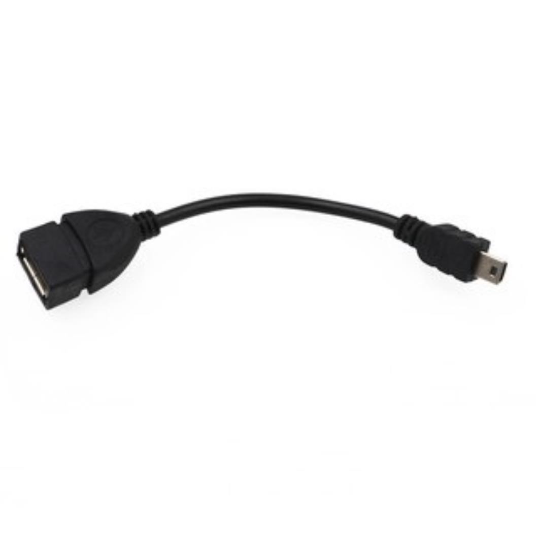 Cáp OTG đầu vuông Mini USB to USB. Cáp cắm USB ô tô