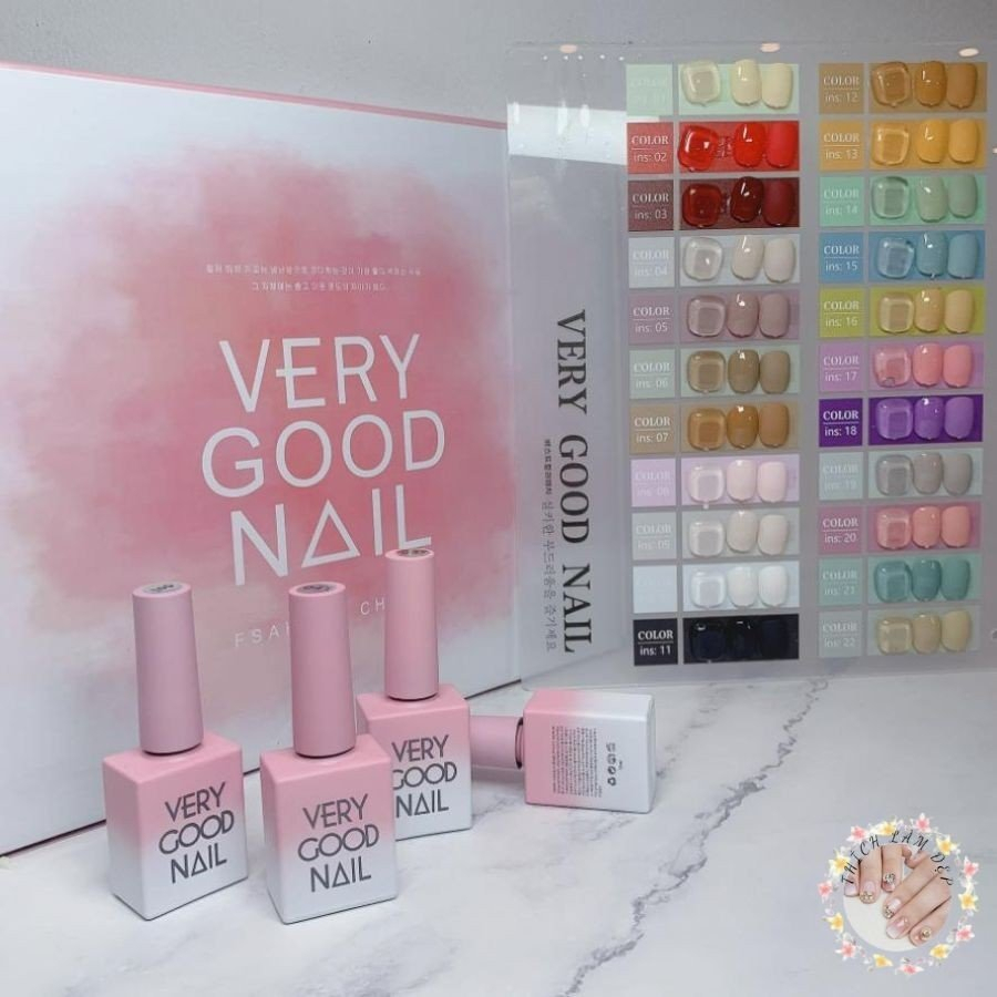 Nước Sơn gel very good nail base, top ,trắng ,đen 15ml