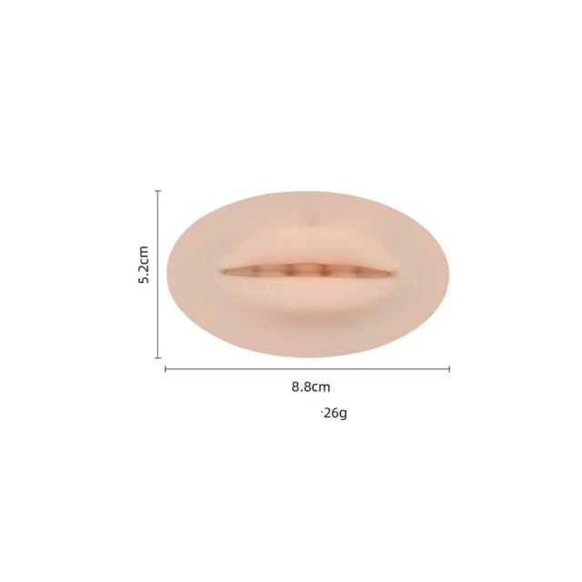 5d Nude Open Mouth Lips Practice Silicone Skin For Beginner And Experienced Tattoo Artists