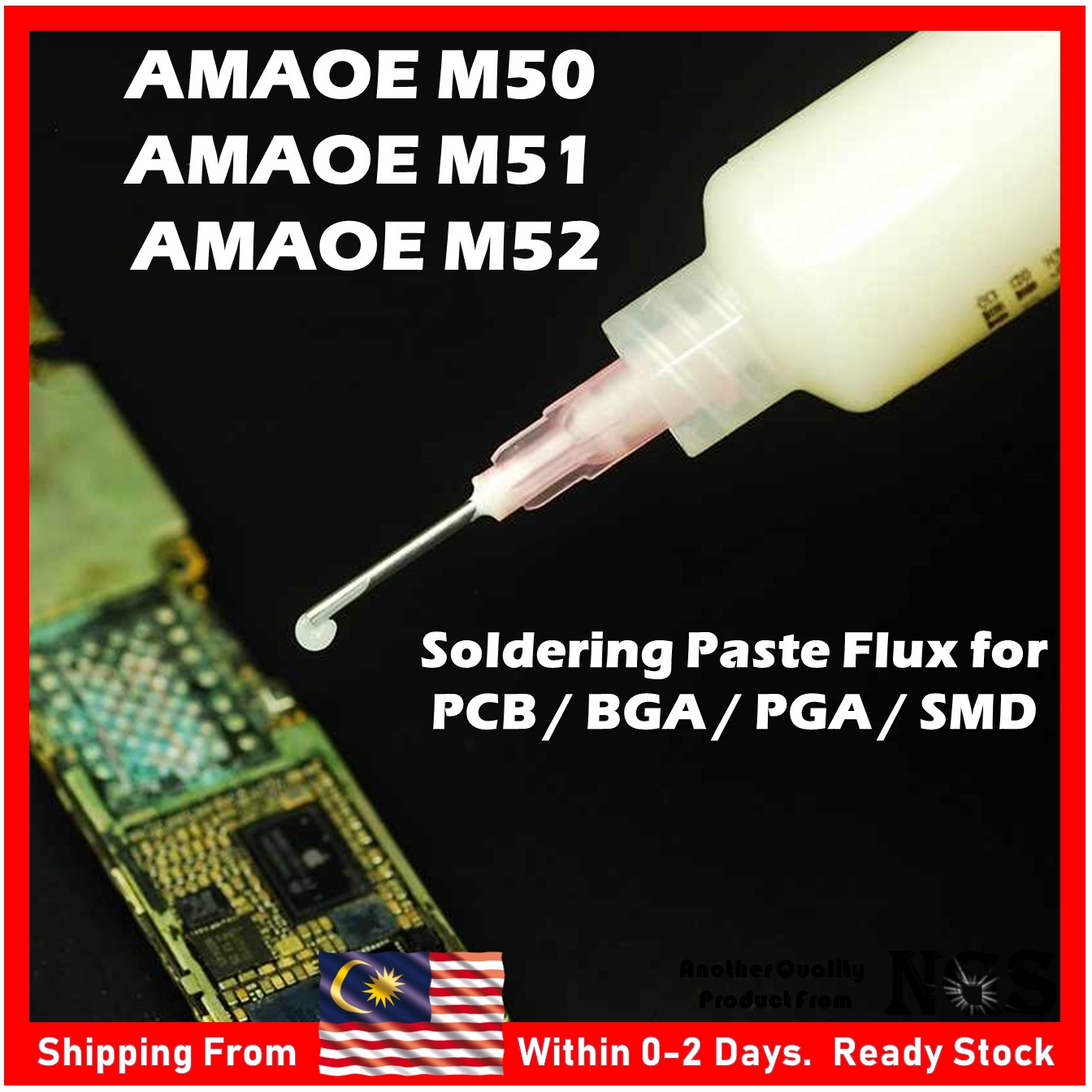 Soldering Flux With Pushing Rod (M52) (AMAOE)