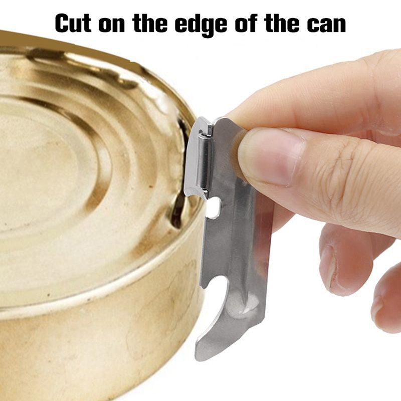 [Veli Shy] Utili-key Stainless Steel Multi-function Can Opener Opener Folding Mini Opener