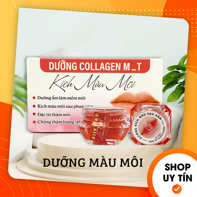 Son collagen kích màu môi m&t dưỡng màu môi lên nhanh đều màu