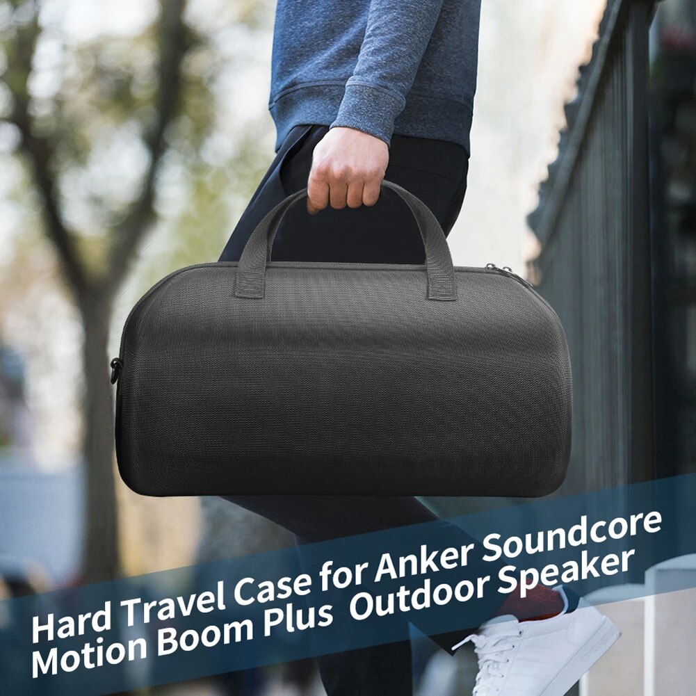 Waterproof Bluetooth-Compatible Speaker Case Portable Protective Bag Case Carry Storage Box For Anker Soundcore Motion Boom Plus