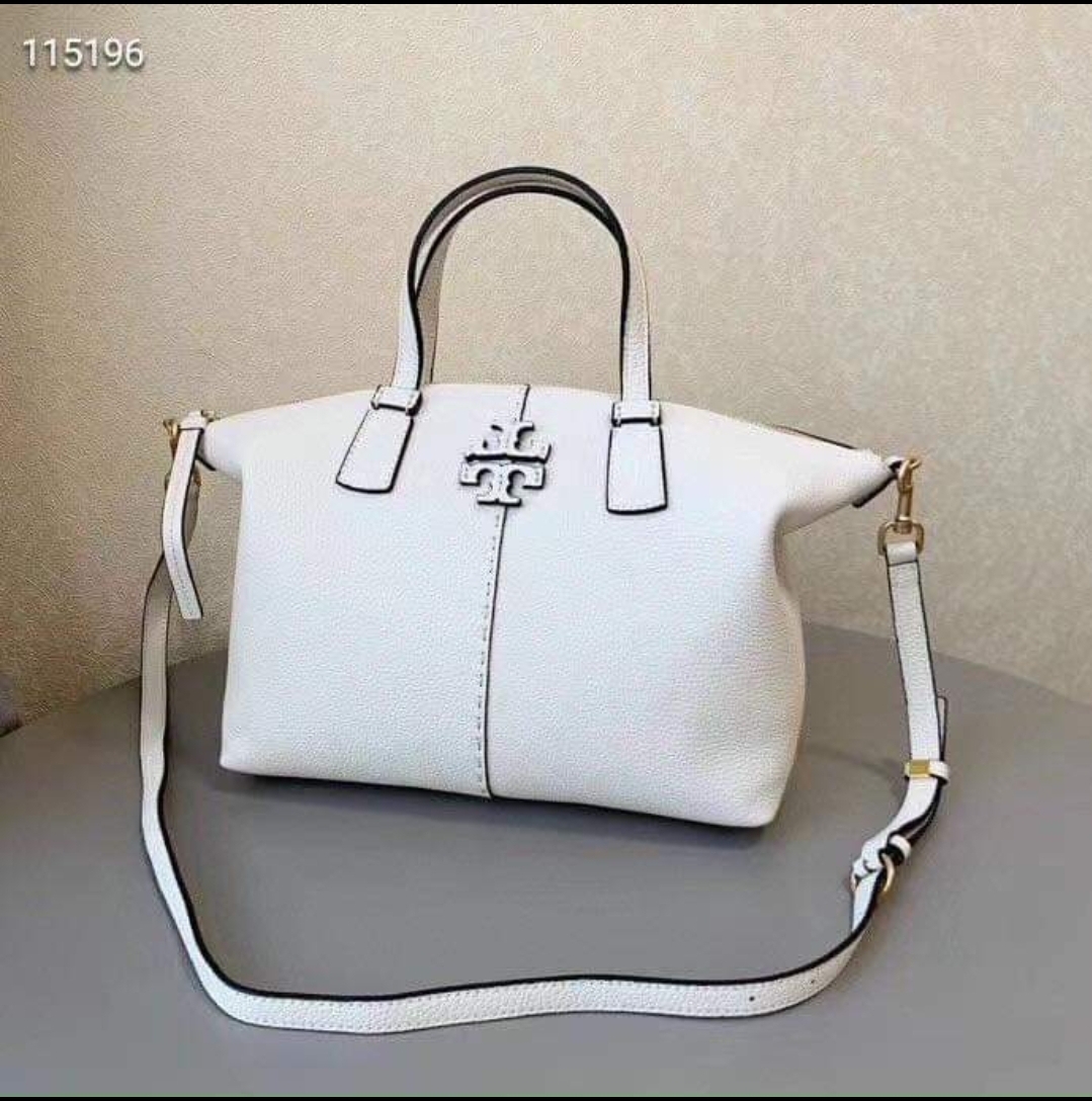 Original TO.R.Y B.U.R.C.H Mcgraw topZip Satchel White Lazada PH