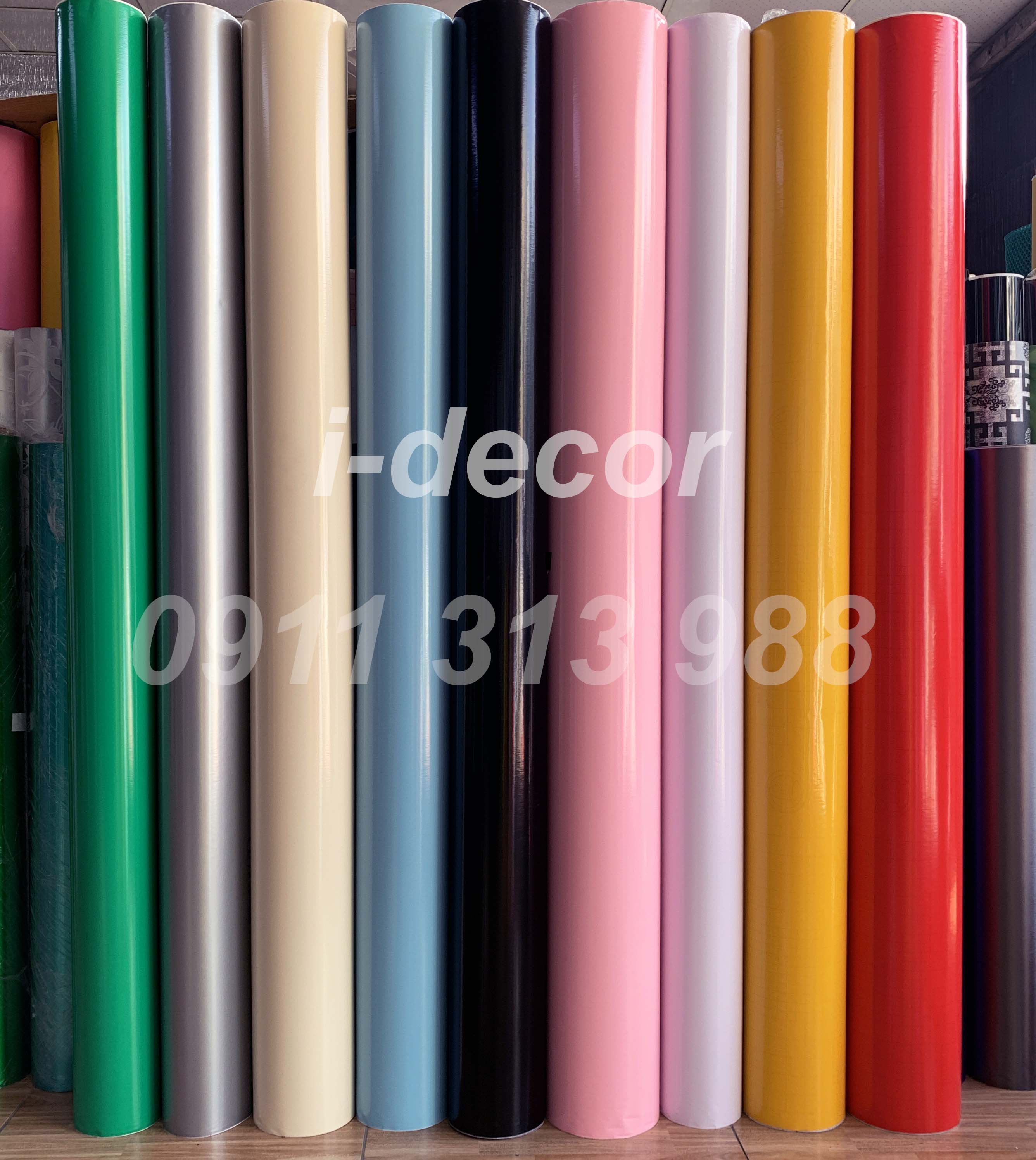 Decal màu trơn khổ lớn 1.2 mét