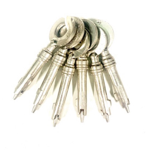 Bộ 6 cây chìa khoá két sắt Bauche