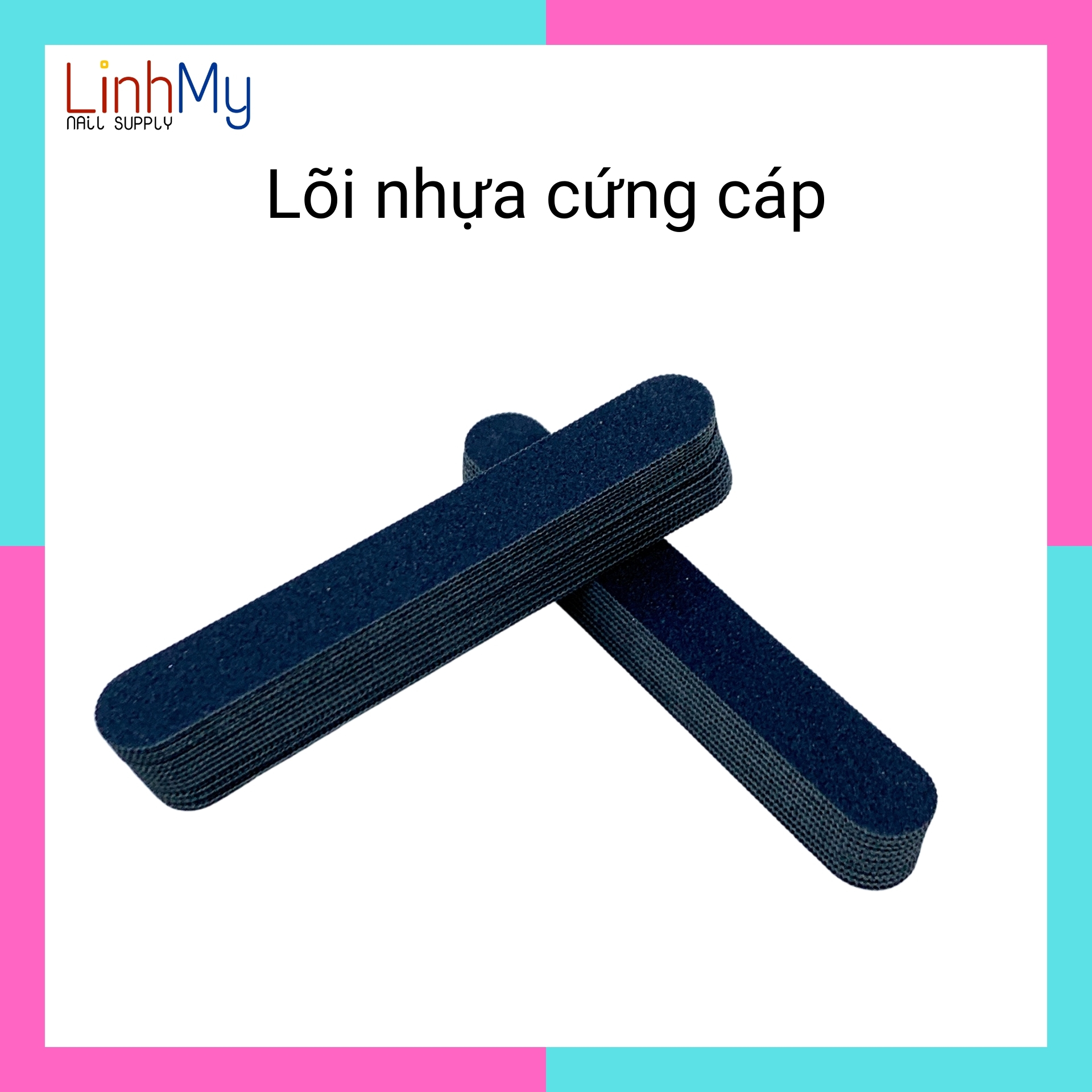Dũa móng tay mini màu đen nhám mịn
