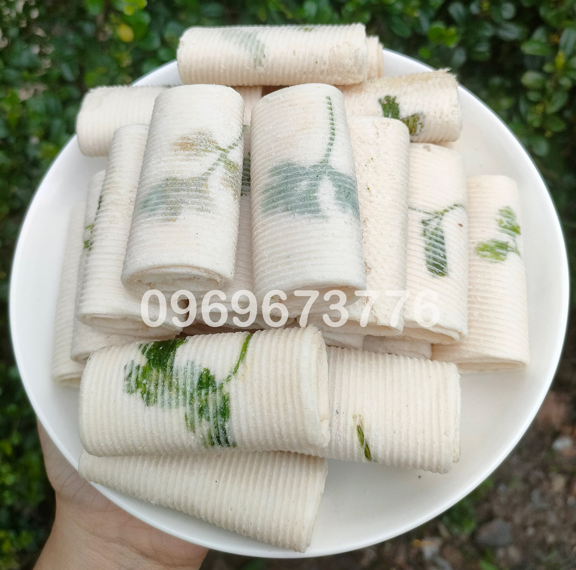 Bánh xếp ngò nhân kem thơm ngon 250g/ 500g/ 1kg - đồ ăn vặt