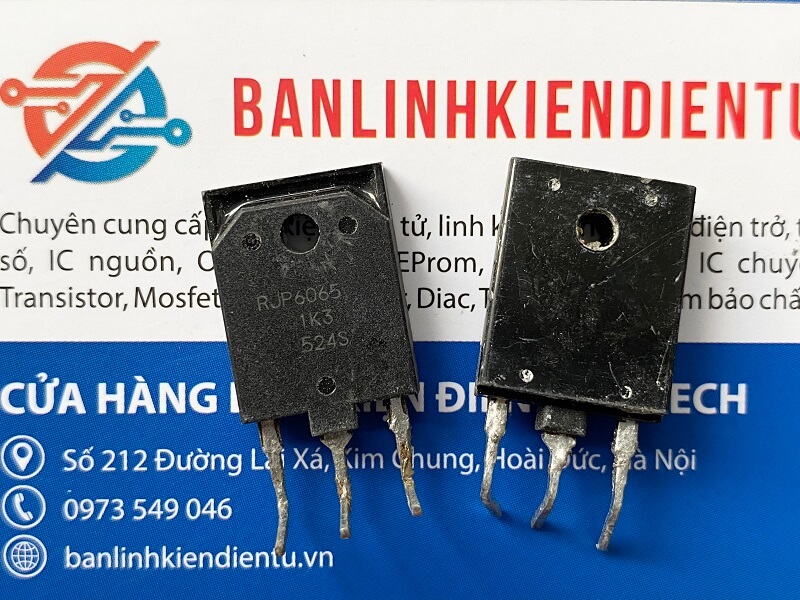 [Combo 3 chiếc] RJP6065 IGBT 40A 630V TO-3PFM (tháo máy)