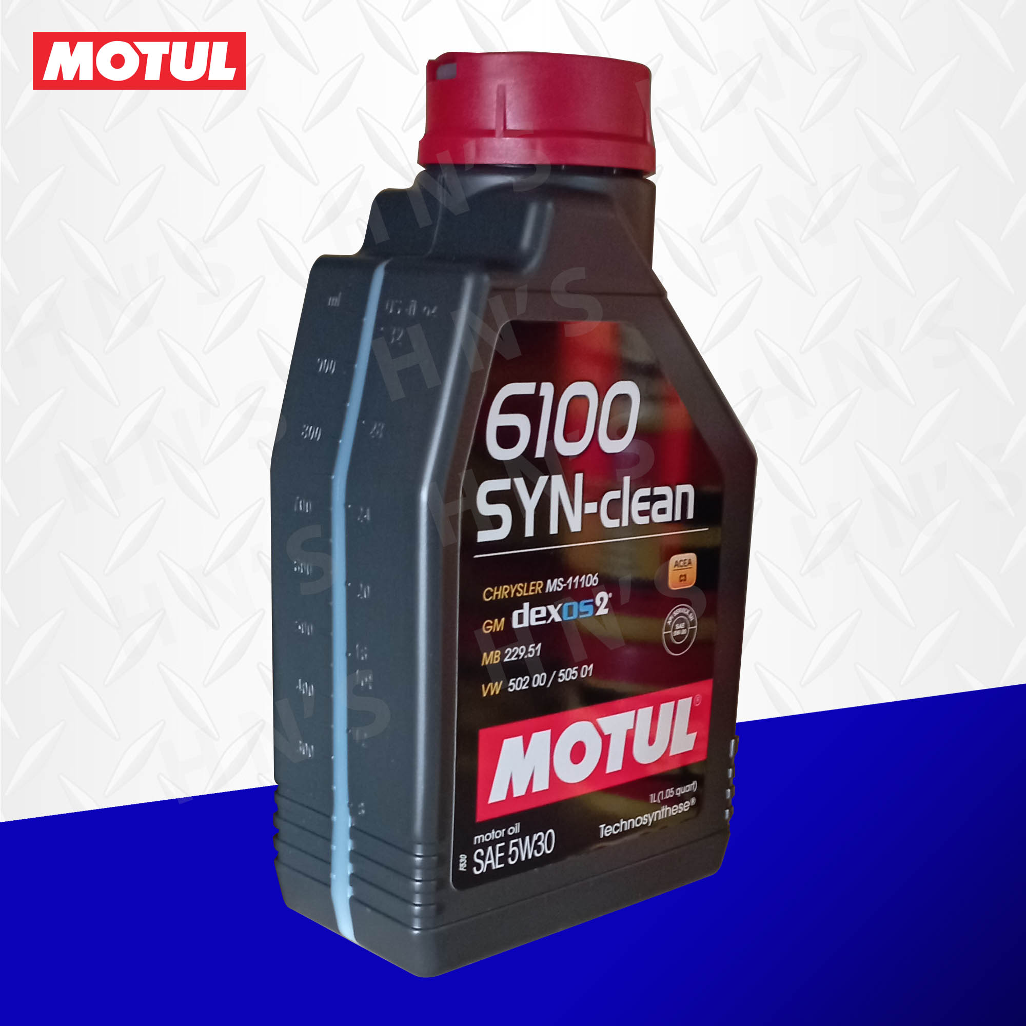 MOTUL 6100 SYN-CLEAN 5W30 litri 1