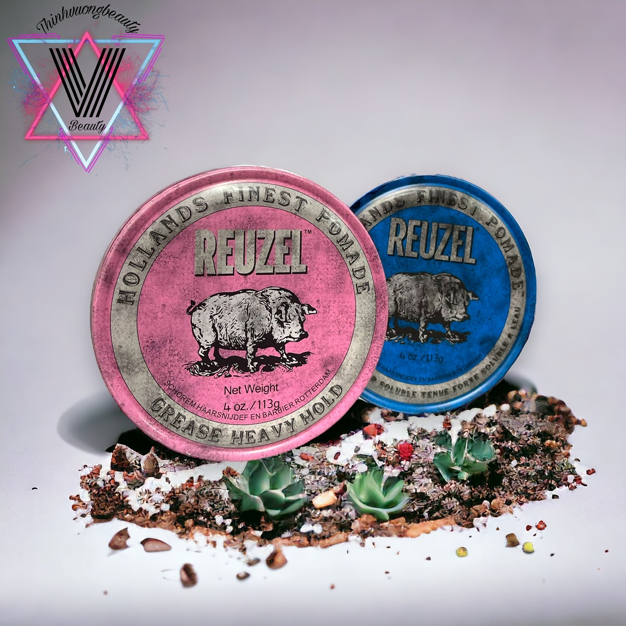 Sáp Vuốt Tóc Con Lợn Cao Cấp Reuzel113gr