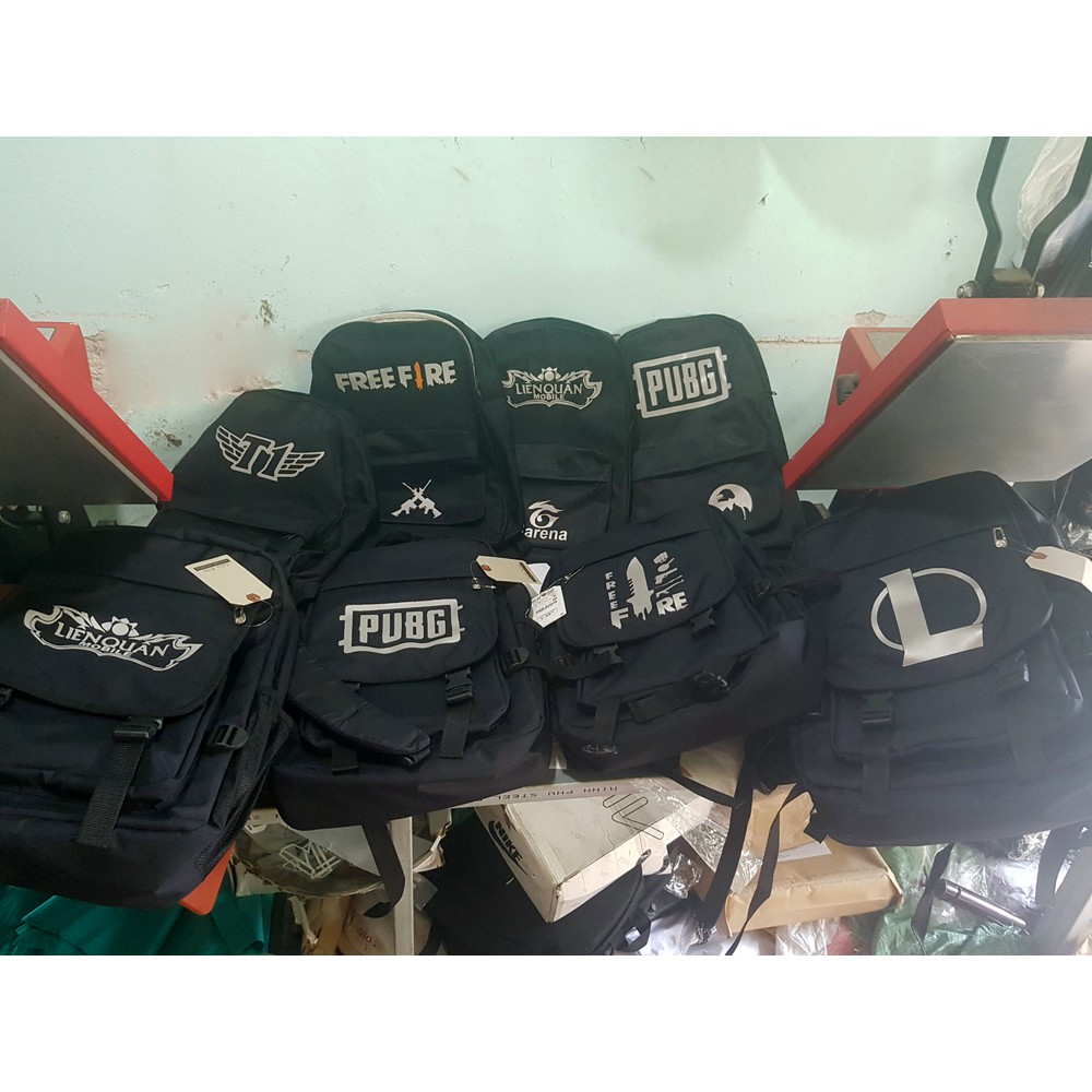 cặp Liên Quân phản quang, balo Liên Quân mobile, may 3 lớp