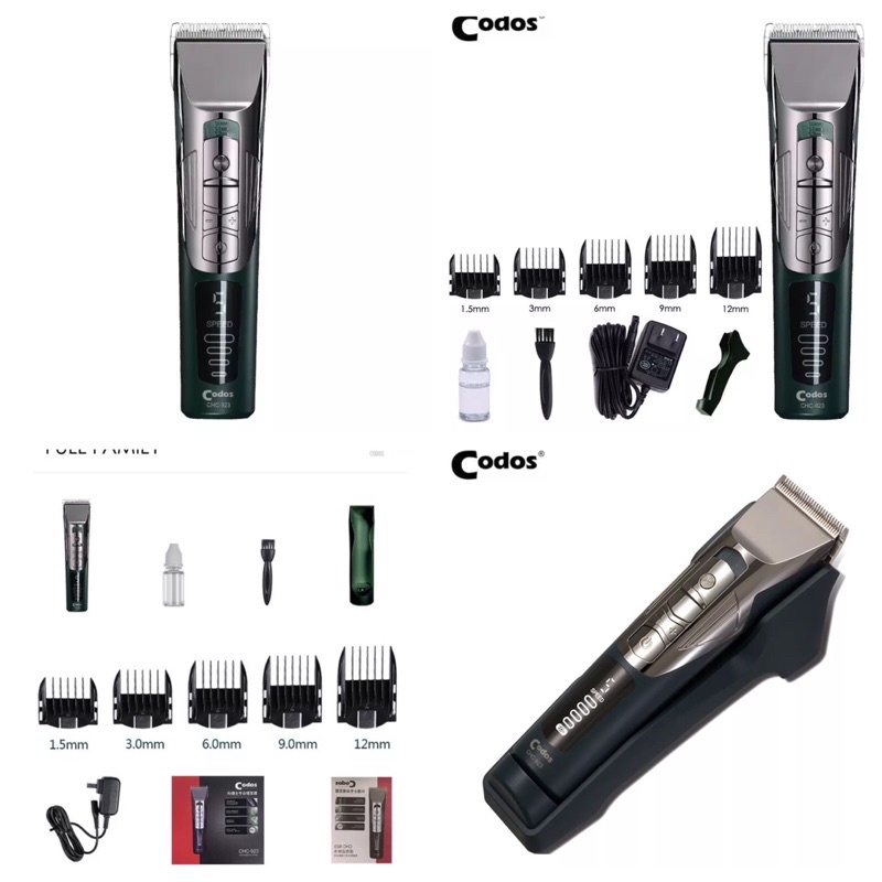 Tông đơ cắt tóc Codos 923 lưỡi sứ sắc bén máy êm