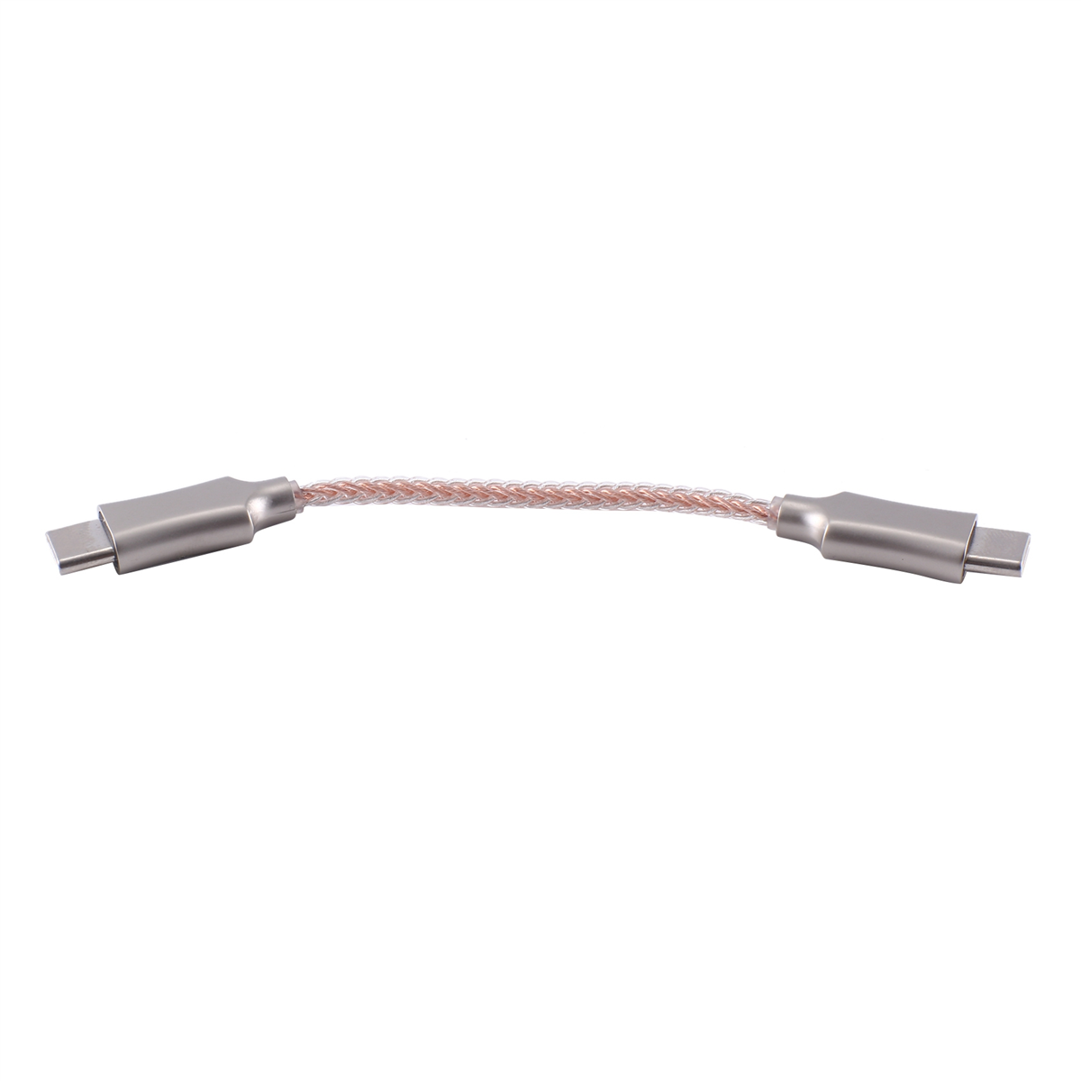 Portable Decoding Amp OTG Cable Type-C To Type-C Recording Line 8-Core Audio Cable for HiFi Headphone OTG Adapter