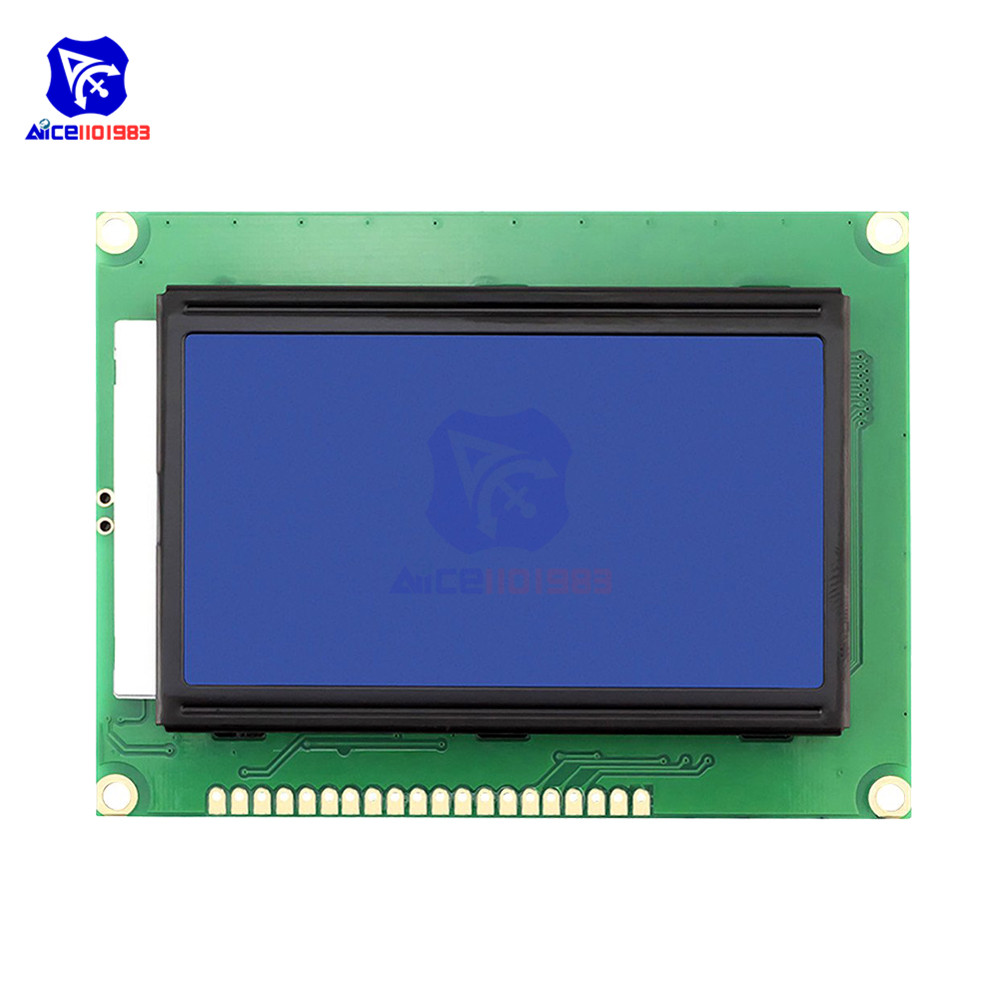 【Exclusive Discount】diymore 128x64 Dots Graphic 12864 LCD Display Module with Backlight ST7920 IIC I2C SPI for Arduino Raspberry Pi STM32 3D Printer. 