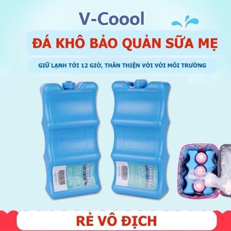 Đá khô bảo quản sữa mẹ VCool giá 1 thanh