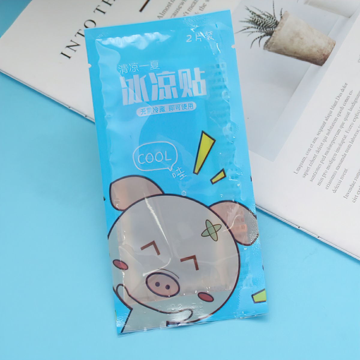 Set 2 miếng dán pad lạnh,miếng dán làm mát, hạ nhiệt,giải nhiệt hạ sốt so cool
