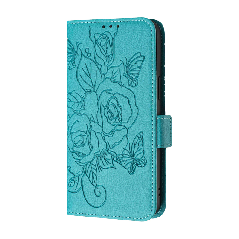 Phone case Xiaomi POCO X3 X4 X5 X6 Pro X4 X3 GT X6 Neo Flip Cover card slots Floral and Butterfly Embossed Patterns Leather RFID Shielding Protection Case For POCO X3 X4 NFC Case. 