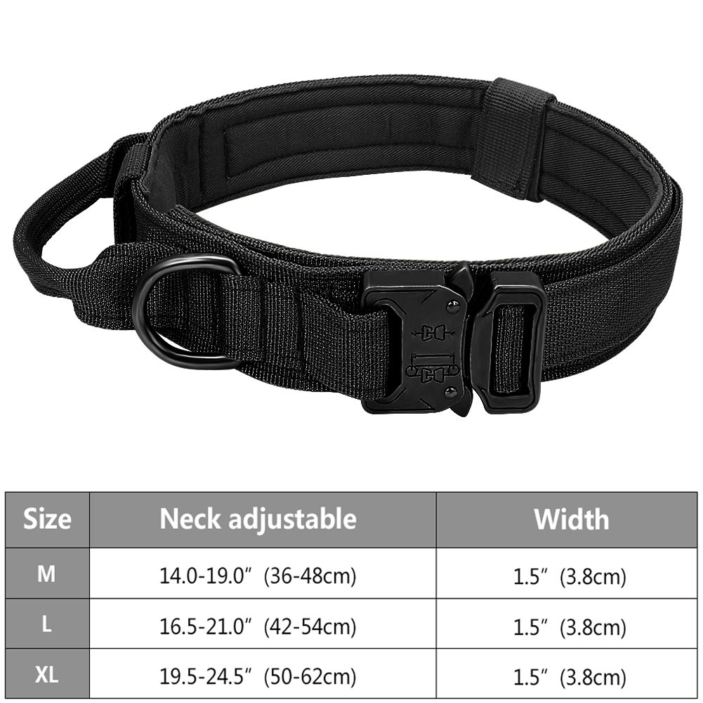 PETAC GEAR Tactisch hondentuigje K9 Militaire Hond Training Harnas Verstelbare Politie Hond Werken MOLLE Vest voor Grote Middelgrote Honden Mals GSD Lab