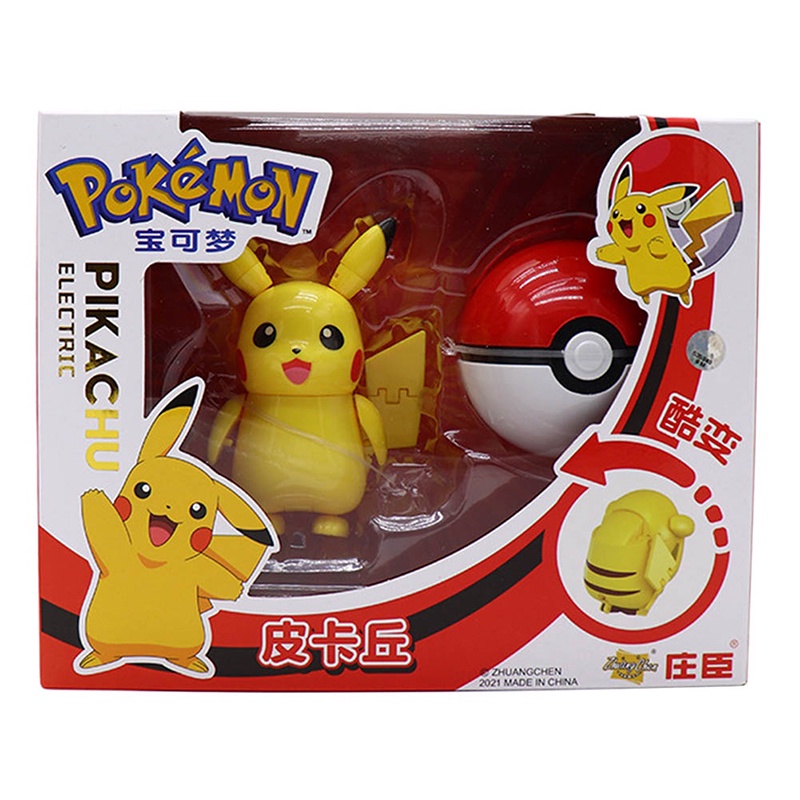 12 Styles Pokemon Figurines Jouets Variante Balle Modèle Pikachu